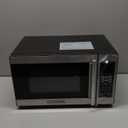 BLACK+DECKER 0.7 cu ft 700W Microwave Oven Black EM720CPN-P: Countertop, Small Dorm Microwave, Child Lock