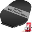 Mixer Sliding Tray for KitchenAid 5-8 Qt Bowl-lift Stand Mixer - Metal Rolling Tray Kitchen Countertop Appliance Slider Storage Moving Caddy with Wheel for Kitchen Aid 5-8 Qt Mixer