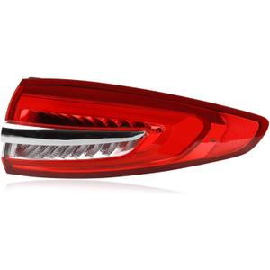 LED Tail Lights Outer Assembly Compatible with 2017-2020 Ford Fusion OE Style Right Passenger Side Rear Light Taillights Replacement for HS7Z13404J FO2805118