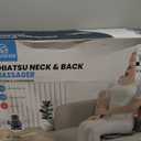 COMFIER Shiatsu Neck Back Massager with Heat, 2D ro 3D Kneading Massage Chair Pad, Adjustable Neck Massage, Seat Massager for Full Body Relaxation, Christmas Gifts for Dad Mom Women Men, Dark Gray