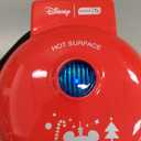 Disney Dash Mickey Mouse Santa Mini Waffle Maker - Electric Waffle Maker for Creative, Homemade Treats - Features Built-In Cord Wrap & Pre-Heating Indicator Light