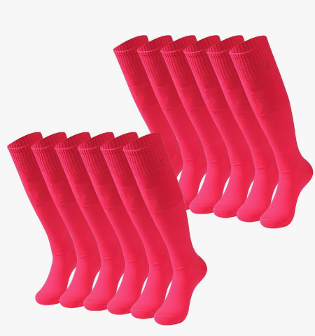 Knee High Soccer Softball Football Baseball Long Tube Outdoor Team Sports Socks for Men Women