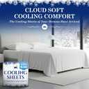 Cooling Sheets - BreezeWeave 3 PC Twin Size Cooling Bed Sheets for Hot Sleepers & Deep, Cool Rest - Cloud Soft, Silky Smooth, 16 in Deep Pocket, Ultra Durable (White)