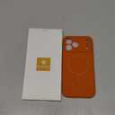 Miracase Magnetic for iPhone 17 Pro Max Case, Compatible with MagSafe, Integrated Silicone Camera Control Cover, 3.0mm Thicken Shockproof Drop Protection Phone Case for 17 ProMax, Orange