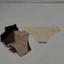 DEANGELMON Seamless Underwear for Women No Show Bikini Panties Comfortable Stretch Invisible Ladies Hipster Briefs 5 Pack Medium