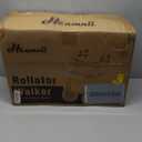 Rollator Walker for Seniors, Lightweight Foldable All Terrain Rolling Walker with seat, Aluminum Walkers with 10 inch Rubber Wheels, Handles and Backrest for Seniors and Adult (Red)