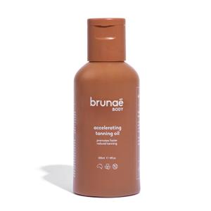 BRUNAE BODY Dark Tanning Oil [FOR DARKER & FASTER TAN] - Accelerating Formula for Tanning Beds & Outdoor Sun - Tan Enhancer - 14+ Natural Oils with Buriti & Jojoba - 100% Vegan & Australian Made