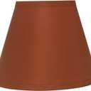Aspen Creative 32184A Transitional Empire Shape Spider Construction Lamp Shade, Burnt Orange, 7" Top x 13" Bottom x 9-1/2" Slant Height 