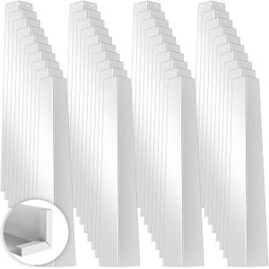 Therwen 40 Pcs 1.18 Inches x 1.77 Inches x 11.5 Inches Aluminum Siding Corners with 60 Pcs 0.79'' Nails Included Siding Building Material Tools Therwen 40 Pcs 1.18 Inches x 1.77 Inches x 11.5 Inches Aluminum Siding Corners with 60 Pcs 0.79'' Nails Included Siding Building Material Tools