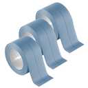 3 Rolls 10.5 Feet Caulk Tape Waterproof Sealing Self Adhesive, Caulking Sealant Strip for Bathroom Toilet Kitchen Countertop Blue