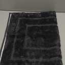 GRANNY SAYS Bathroom Rugs Non Slip, 20" x 32", Bath Rugs for Bathroom Washable, Bath Mats for Floor, Microfiber Bath Mat for Tub, Shower Mat for Floor, Absorbent Shower Rugs Charcoal Gray