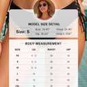 Blooming Jelly Womens Bikini Bottoms String Bathing Suit Bottom Reversible Full Coverage Mid Rise Side Tie Swim Briefs (Black, L)