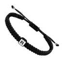 Initial Bracelets for Couples Women Men Initial Charm Handmade Rope Braided Letter Bracelet for Teens Adjustable Jewelry Christmas Gifts for Him Her (R)
