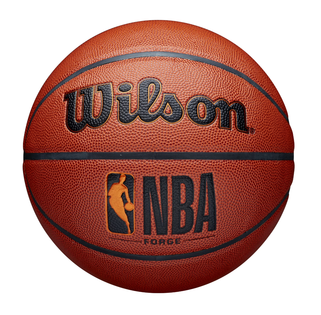 WILSON NBA Forge Indoor/Outdoor Basketball - Brown, Size 7 29.5