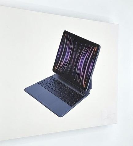 Keyboard Case for iPad Air 13 inch (M3 2025/M2, 2024),iPad Pro 12.9 inch (3/4/5/6th Gen)，MagicStyle Magnetic – Floating Cantilever Stand – Backlit Keyboard Case with MultiTouch Trackpad (Jet Black)