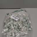 Lomotech Christmas Icicle Lights, 35Ft 54 Drops 300 Count Incandescent Connectable Waterproof Lights for Holiday Decorations (White Wire, Multicolor)