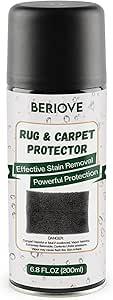 BERIOVE Rug & Carpet Protector Waterproof: Carpet Cleaner Spray Shield for Pets Stain Spot  Rug Protector for Carpet Home Interior 2 Pack