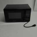 Emerson MW7302B Compact Countertop Microwave Oven with Touch Control, LED Display, 700W, 10 Power Levels, 6 Auto Menus, Glass Turntable and Child Safe Lock, 0.7 Cu., Ft. Black