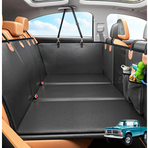 Back Seat Extender for Dogs, Hard Bottom Dog Car Seat Cover for Truck Back Seat, Dog Hammock for Car, Upgraded PU Leather Material, Larger Space, Holds 400lbs Back Seat Extender for Dogs, Hard Bottom Dog Car Seat Cover for Truck Back Seat, Dog Hammock for Car, Upgraded PU Leather Material, Larger Space, Holds 400lbs