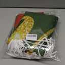 ROCKY&CHAO Christmas Garage Door Cover with Sparkling Night-Time Effect, 6x13ft Red & Green Holiday Banner for Single/Double Garage, Outdoor Christmas Decorations, Weather-Resistant Polyester Fabric