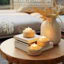 merrynights LED Candles, Tea Lights Candles Battery Operated Bulk, 50-Pack Long-Lasting 200 Hours Flameless Tealight Candles, Realistic Tea Lights for Christmas Halloween Wedding, 1.5'' D X 1.25'' H