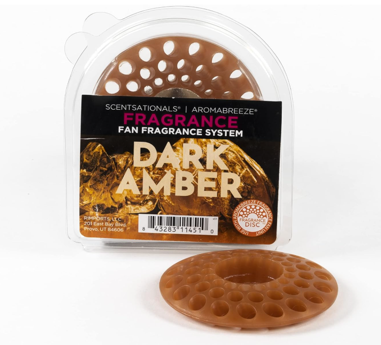 Scentsationals AromaBreeze Scented Wax Discs - Long Lasting Fragrance Wax Air Freshener for Aromabreeze Fan Units - Strong Scent, 3 Fragrance Wax Discs - Dark amber 6 Packs Scentsationals AromaBreeze Scented Wax Discs - Long Lasting Fragrance Wax Air Freshener for Aromabreeze Fan Units - Strong Scent, 3 Fragrance Wax Discs - Dark amber 6 Packs