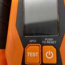 Focemta Circuit Breaker Finder & GFCI Outlet Tester with Digital LCD Display, 90-135V Electrical Circuit Tracer Tool for Electricians/DIY  Lightweight (Includes Batteries & Carrying Case) (Orange)