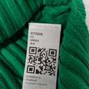 Imily Bela Womens Short Sleeve Sweater Casual Crew Neck Rribbed Knit Split Pullover Summer Tunic Tops (XSmall, Green)