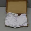 2 Set 22 L Cashmere Sweater Storage Bags with Moth Protection Cedar Rings Breathable & Washable Garment Cotton Bags for Sweaters, Cashmere, Wool, Scarves and More