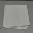 RYB HOME White 100% Blackout Curtains, Short Thermal Insulated Heat & UV Blocking Total Room Darkening Privacy Drapes for Small Window, Width 42 by Length 45, White, 2 Panels