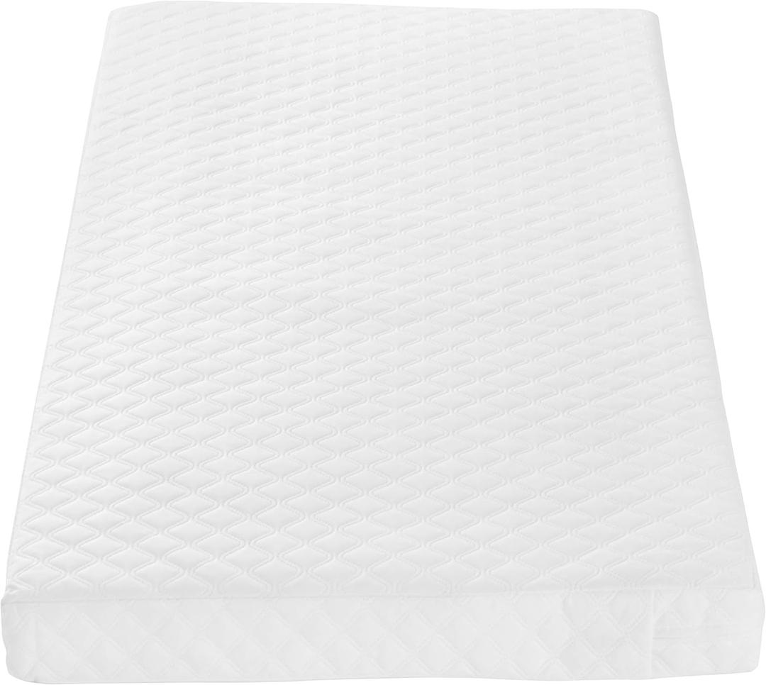 Baby Mattress 38x26in - Hypoallergenic, Breathable & Wipeable Travel Cot Mattress, Soft & Supportive Cot Bed Mattress, Toddler Bed Mattress, Baby Mattress  