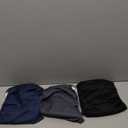 wegreeco Washable Dog Diapers - Washable Male Dog Belly Wrap - Pack of 3 - (Black, Charcoal, Navy, Medium) (Medium (15" to 17"))