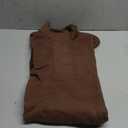 Gacaky Sweatshirt for Women Oversized Casual Long Sleeve Button Henley Neck Pullover Tops Fashion Outfits Clothes (X-Small, Coffee)