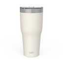 Zak! Designs Ivory Stainless Steel Tumbler with Lid, 24 OZ 