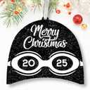 2 x MAPDTWO Swimmer Ornaments - Swimming Ornaments for Christmas Tree - Swimming Christmas Ornament - Gifts for Swimmers, Swim Lovers, Coach, Teacher, Girls, Boys, Women, Men - Acrylic Ornament 2025