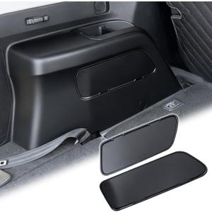 2PCS Rear Cargo Storage Baffle Compatible with 2010-2024 Toyota 4Runner Accessories, OEM Fit 3-Row Model, Trunk Side Storage Cover Prevent Items Slipping & Add Hidden Space
