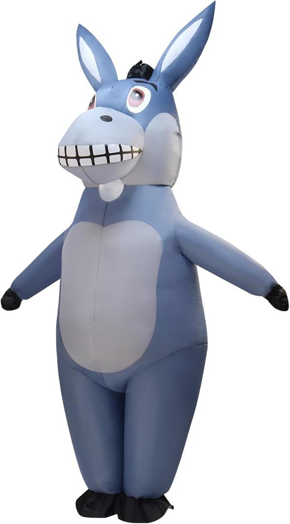 Inflatable Donkey Costume Halloween Funny Blow Up Donkey Costume For Adult
