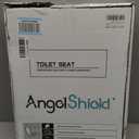 Angol Shiold ELONGATED Bamboo Wood Toilet Seat Soft Close 18.5Inch