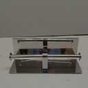 Double Toilet Paper Holder with Shelf,304 Stainless Steel Wall Mount Double Roll Toilet Paper Holder with Phone Shelf for Bathroom, Commercial Toilet Paper Dispenser with Phone Shelf