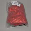 Home Queen Sequin Valance Curtain with Beaded Tassel Trim, Sheer Triangle Window Treatment for Kitchen, Living Room, Bedroom, Holiday Decor, 51" Wx21 L, 1 Panel, Red