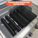 Spirit E310 Grill Parts for Weber Spirit, 17.5" Grill Grates 15.3" Flavorizer Bars for Weber Spirit 300 & GS4 Spirit II 300, Spirit E-310 E-315 Grills with Front Control Knobs for Weber 7638 7636