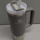 STANLEY Quencher H2.0 Tumbler with Handle and Straw 30 oz | Flowstate 3-Position Lid | Cup Holder Compatible for Travel | Insulated Stainless Steel Cup | BPA-Free | Stone