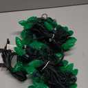 Dazzle Bright C9 Christmas String Lights, Waterproof Connectable Green Wire Fairy Lights, Christmas Lights for Indoor Outdoor Home Yard Xmas Tree House Decorations (Green, 100 LED)