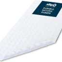 SlipX Solutions Extra Long Durable Rubber Safety Mat 13" W x 36" L, Feel Safe and Surefooted Throughout your Bath or Shower, Extra Grippy Surface Texture and 220 Power Grip Suction Cups, Machine Wash, White