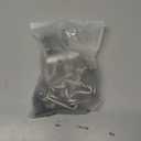 Stainless Steel Dog Collar, Tangle-Free 360 Swivel Collar with Quick-Release Buckle, Adjustable for Small, Medium and Large Dogs (XL-4.0mm)