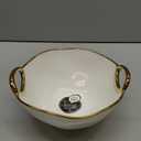 Pampa Bay Medium Bowl (White and Gold)