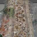 Deerly Vintage Runner Rug 3x7 Runner Rugs for Hallway Non-Slip Kitchen Runner Rug with Rubber Backing Washable Rug Runner for Bedroom Distressed Brick Red