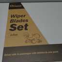 OEM Quality Windshield Wiper Blades, 18 and 18 DSV Standard Car Wiper Blades With Universal U/J Hook Only, Automotive Replacement Wiper Blades for my Car, Water Repellency Wiper Blade, Pack of 2