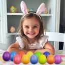 Jofan 24 Pack Easter Eggs Colorful Slow Rising Squishy Toys for Kids Girls Boys Easter Basket Stuffers Gifts Party Favors