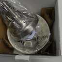 KDG Cordless Wall Sconces Set of 2, Small Wireless 5200mAh Rechargeable Battery Fabric LED Wall Lamps, Portables Lightings for Wall Painting, Living Room, Bedroom, Hallway, Gifts, Night Light (Nickel)